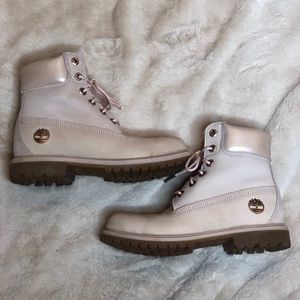 Blush Pink Timberlands